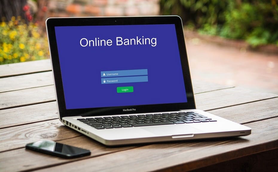 Onlinebanking auf dem Laptop, Quelle: Pixabay